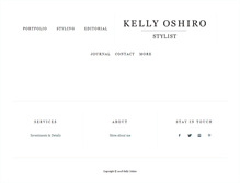 Tablet Screenshot of kellyoshiro.com